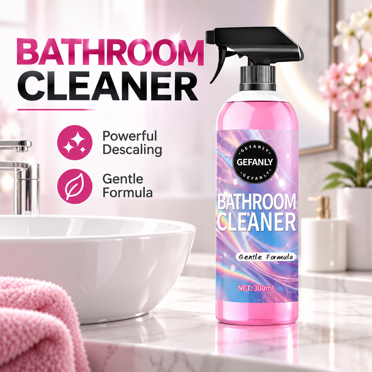 All In One Bathroom Cleaner Spray