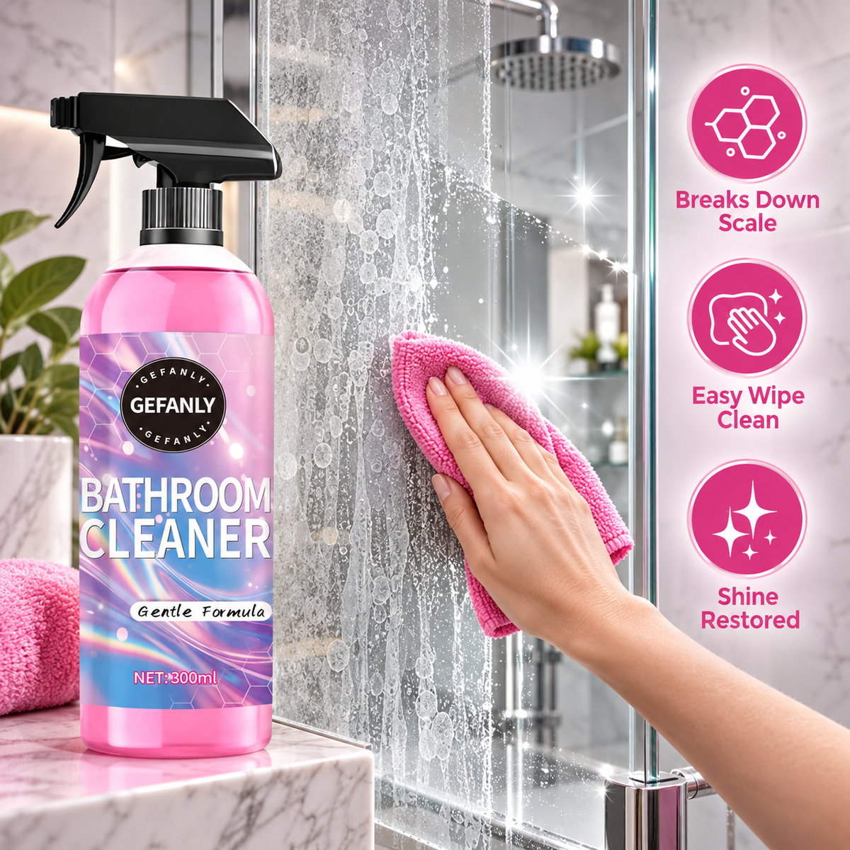 All In One Bathroom Cleaner Spray