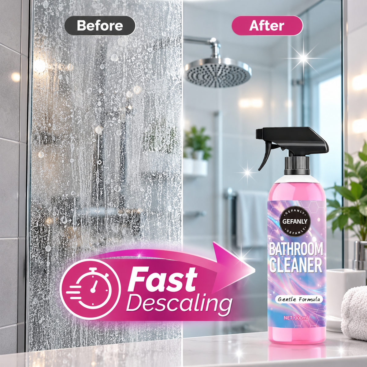 All In One Bathroom Cleaner Spray