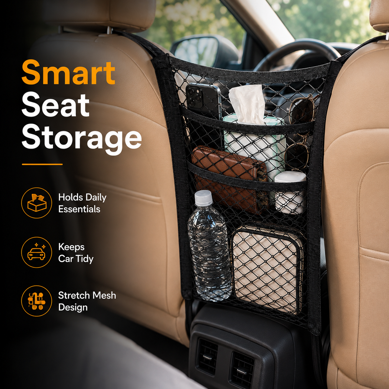 AutoVault™ Car Storage Organizer