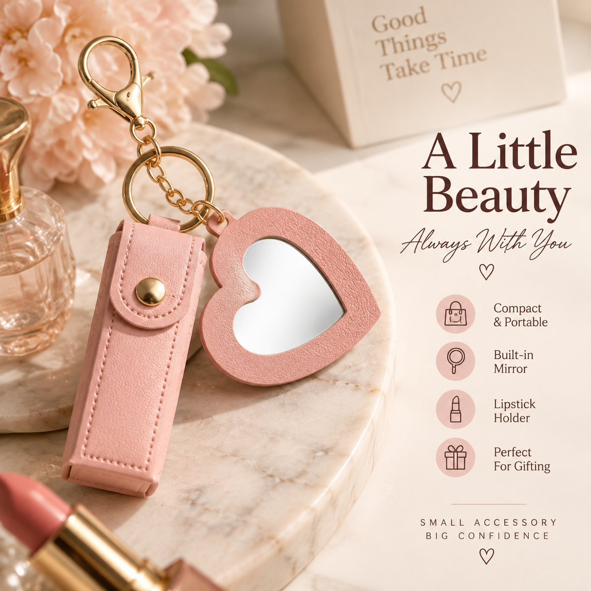 LuxeLip™ Beauty Keychain 💄