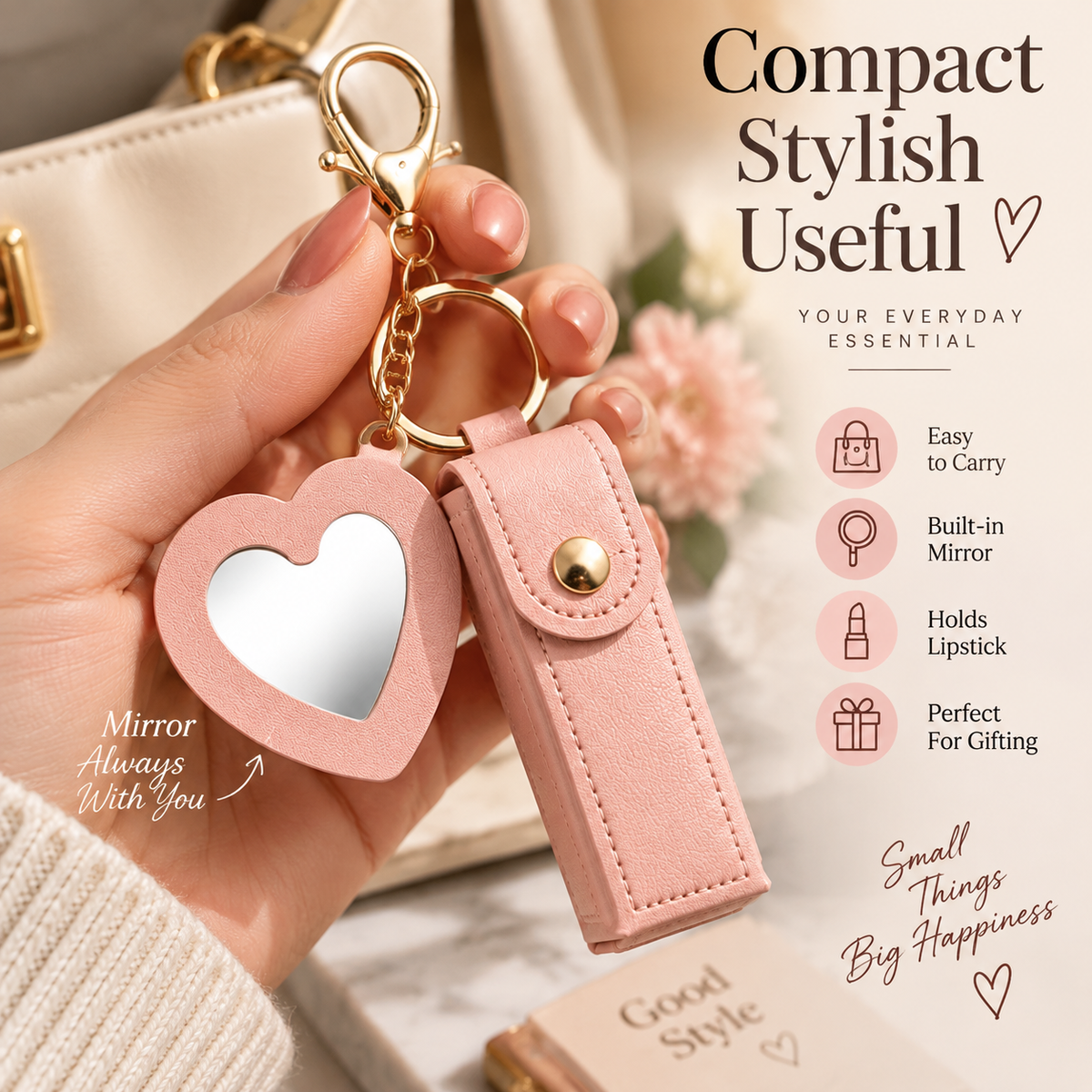 LuxeLip™ Beauty Keychain 💄