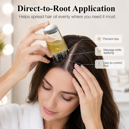 2-in-1 Scalp Root Hair Oil Applicator