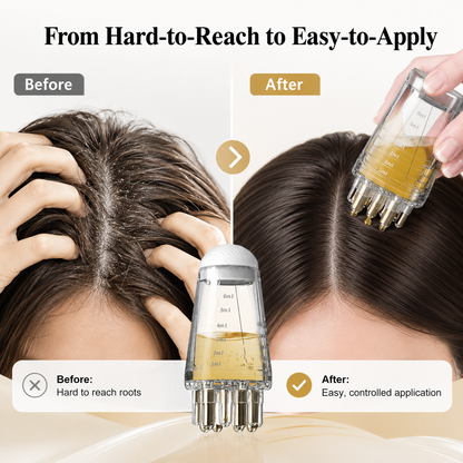 2-in-1 Scalp Root Hair Oil Applicator