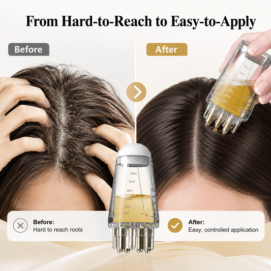 2-in-1 Scalp Root Hair Oil Applicator