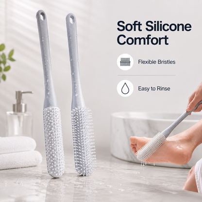 Toe Cleaning Brush Foot Scrubber