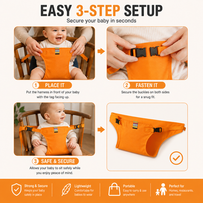 Baby Chair Safety Strap Seat Harness