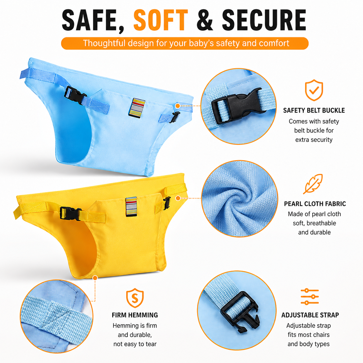 Baby Chair Safety Strap Seat Harness