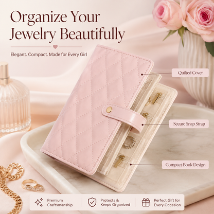 Elegant Jewelry Book Organizer