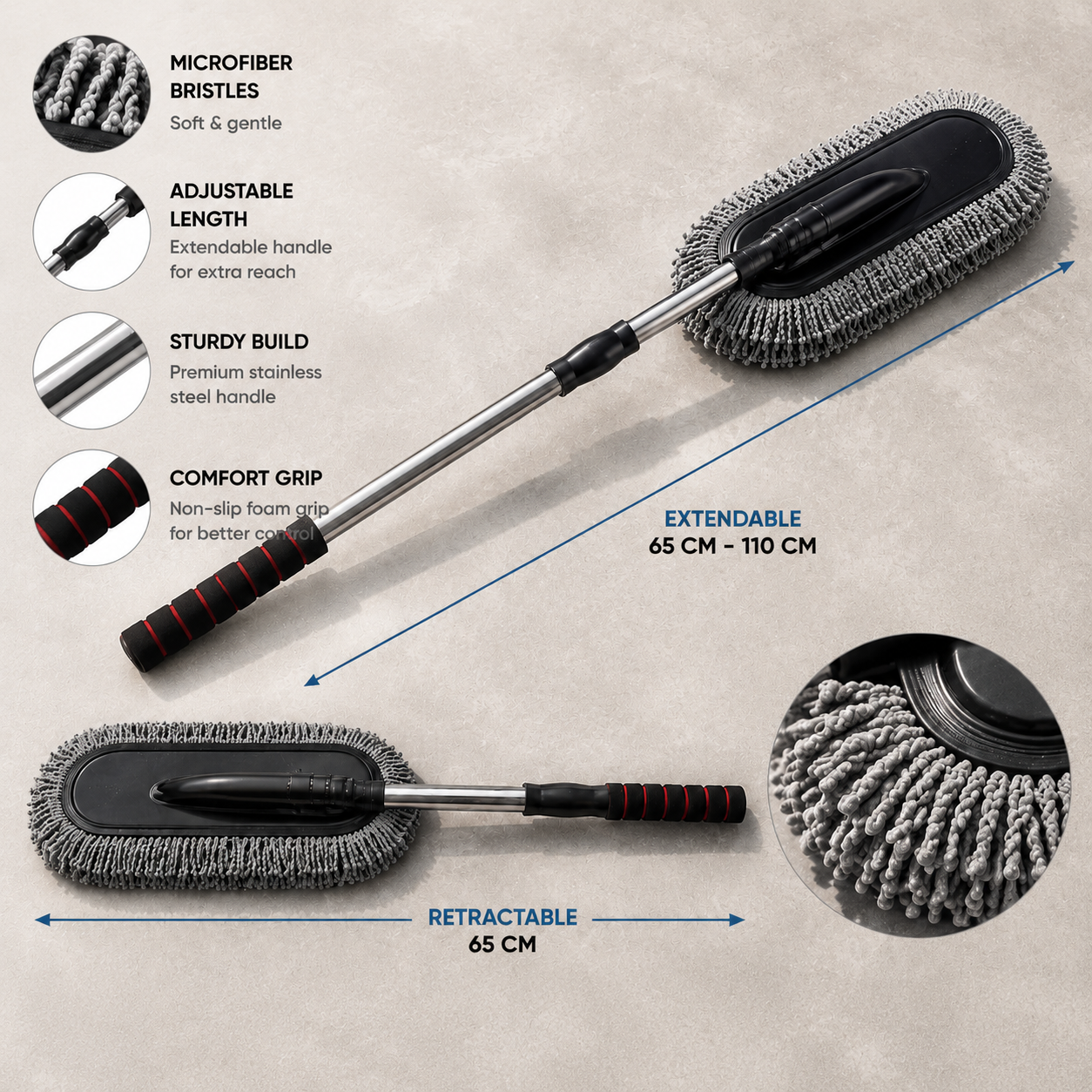 Microfiber Car Cleaning Duster