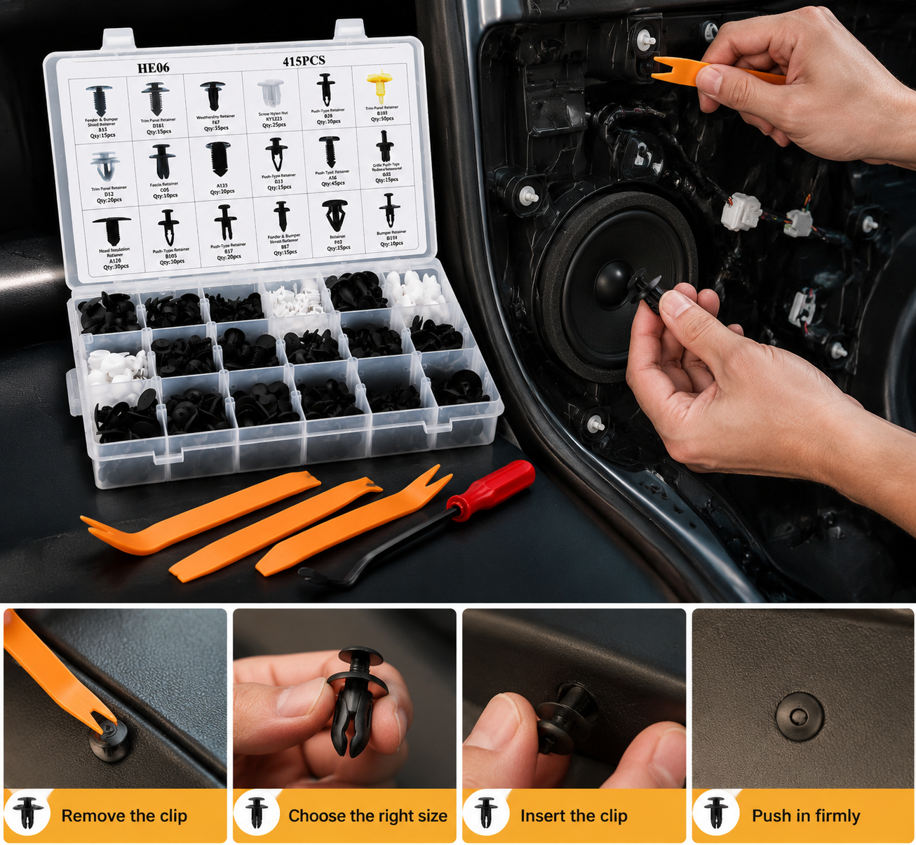 Car Fastener Box Set
