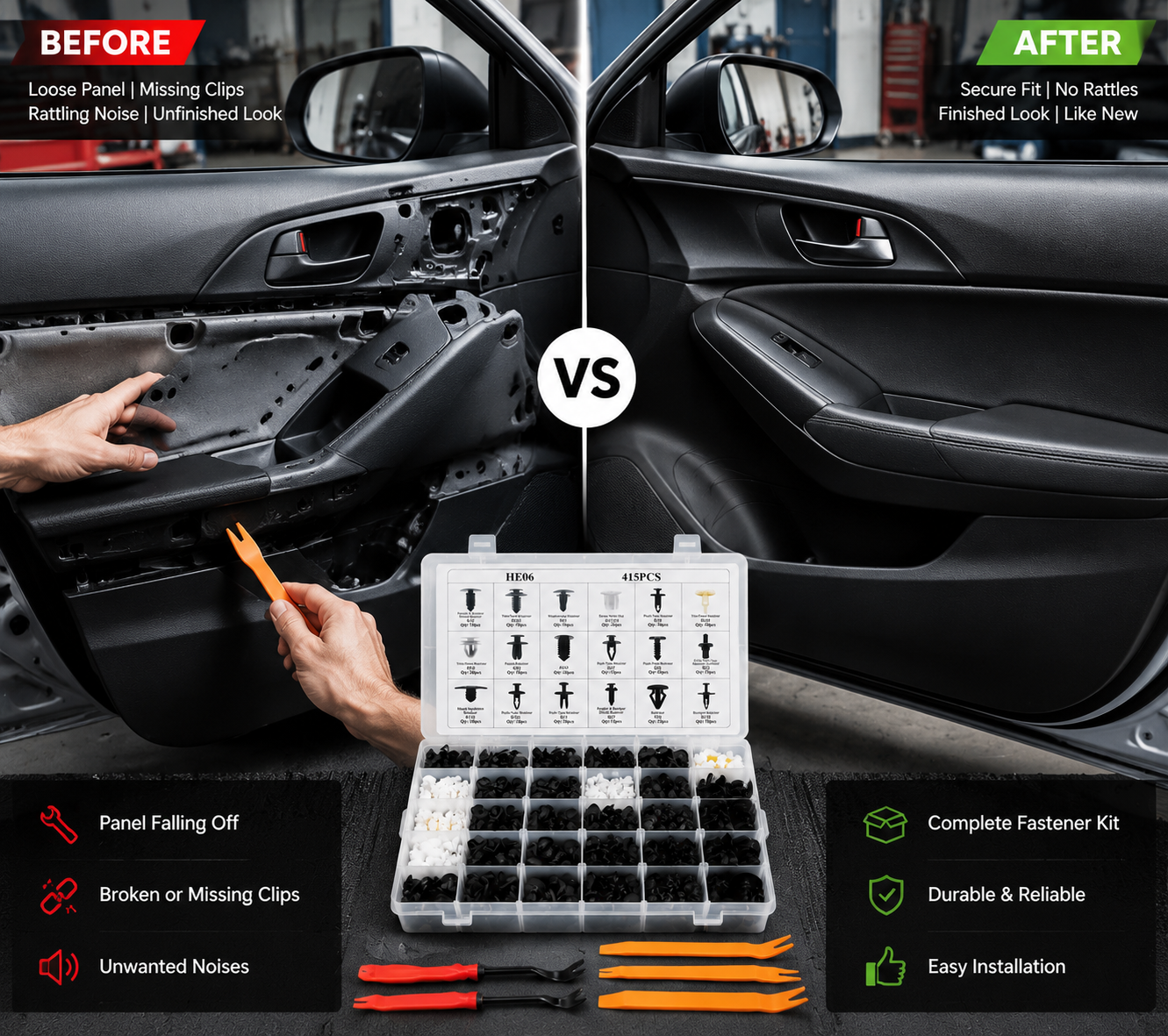 Car Fastener Box Set