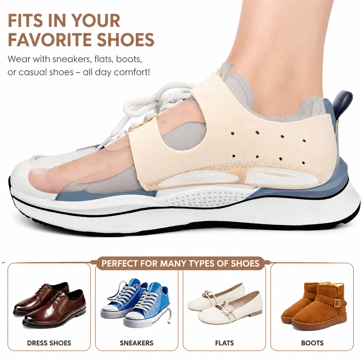 FootCare 2-in-1 Heel & Arch Support
