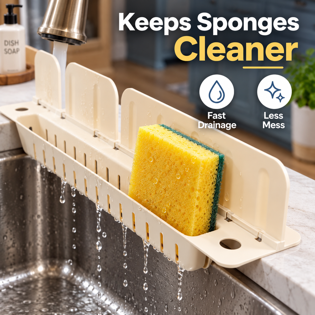 Splash Guard With Storage Rack
