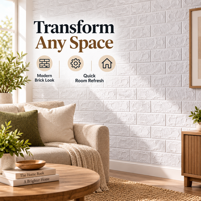 3D Stick Brick Wall Panels 🧱