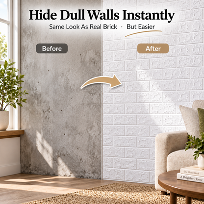 3D Stick Brick Wall Panels 🧱