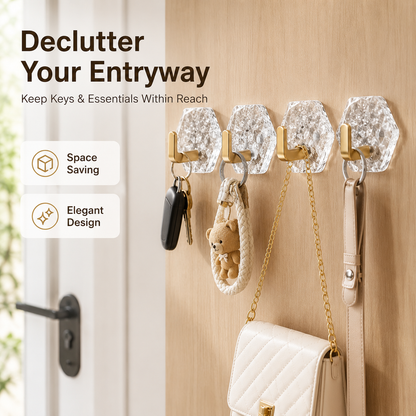 CrystalHold™ Wall Hooks