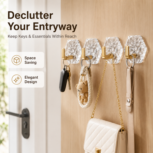 CrystalHold™ Wall Hooks