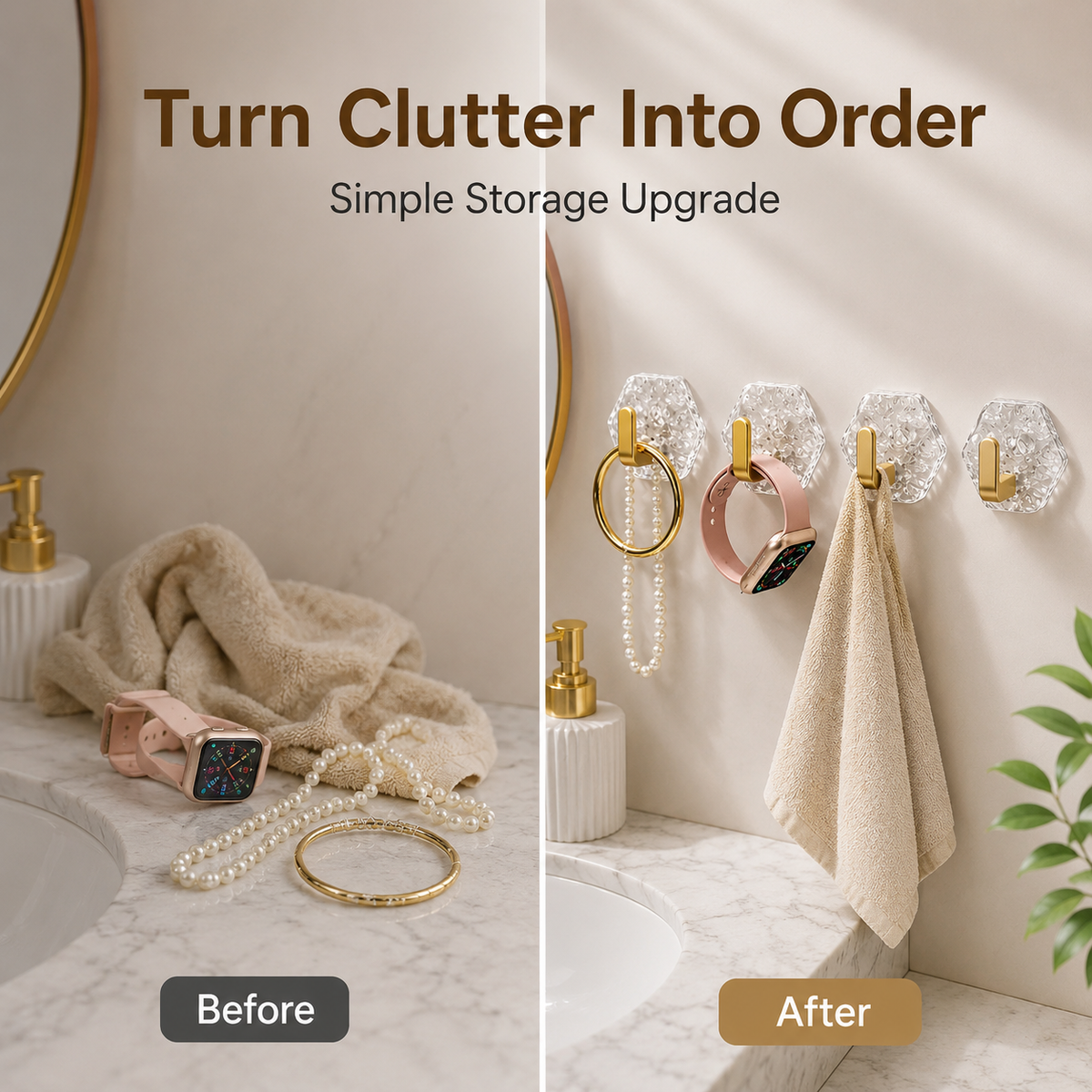 CrystalHold™ Wall Hooks