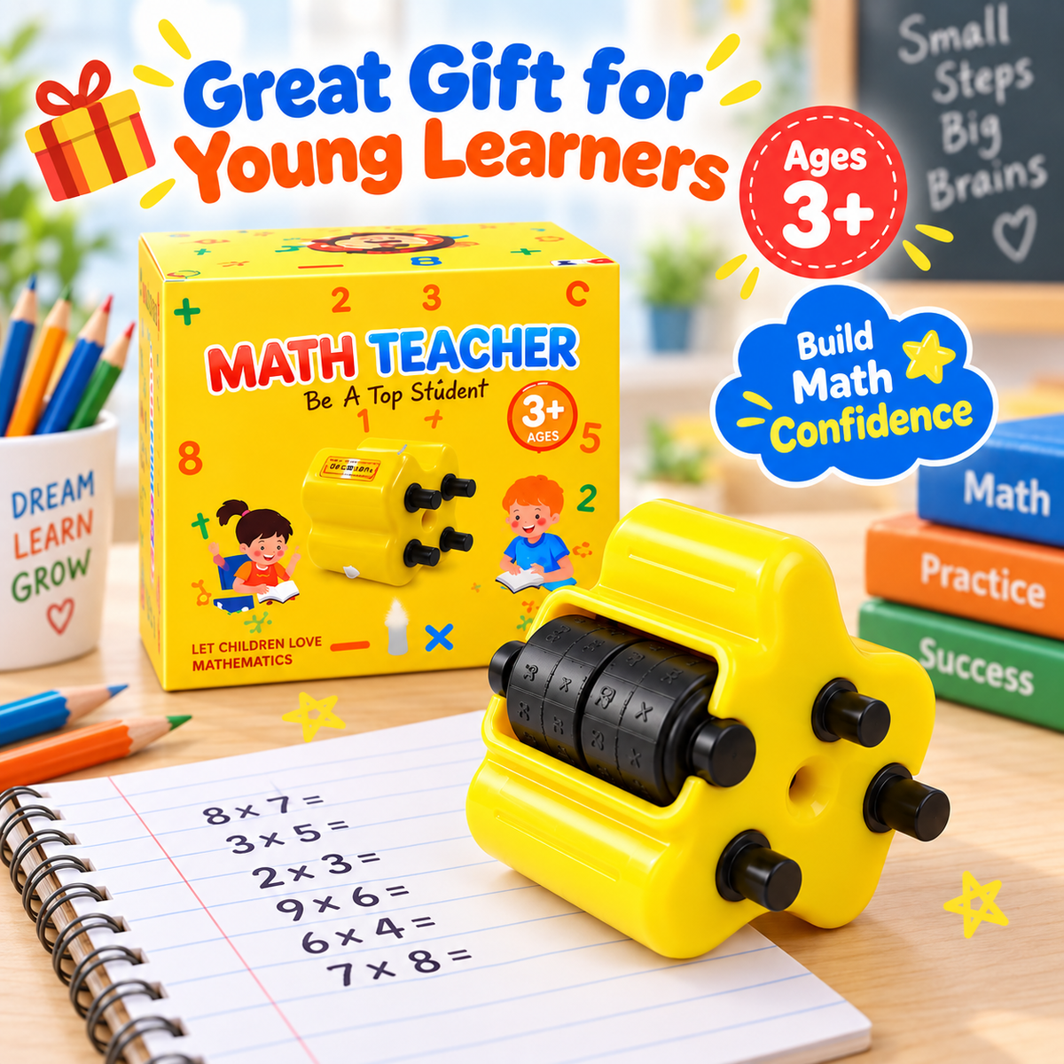 4 in 1 SmartMath Pro™ – Interactive math practice companion for children