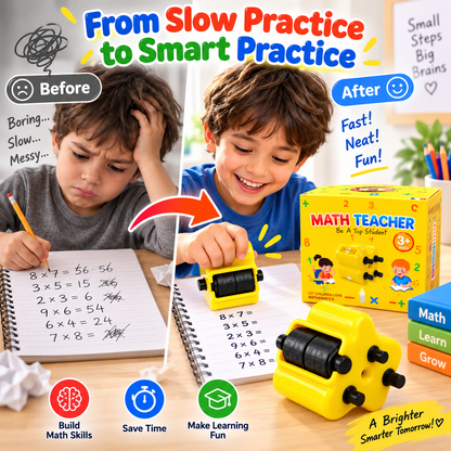 4 in 1 SmartMath Pro™ – Interactive math practice companion for children