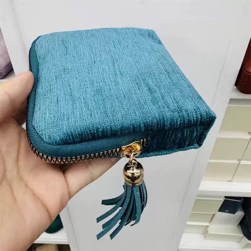 Zipper Travel Jewelry Box Case