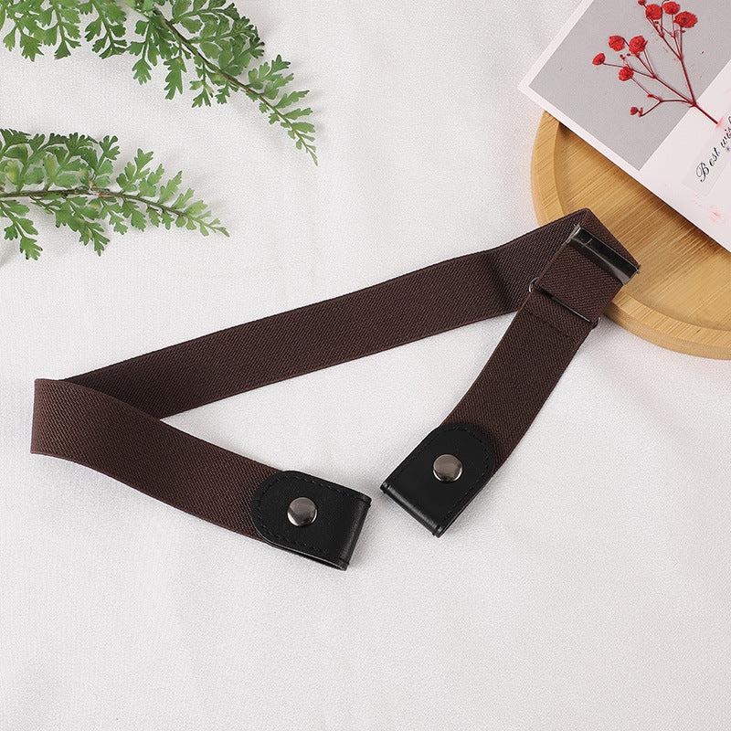 Unisex Elastic No Buckle Belt