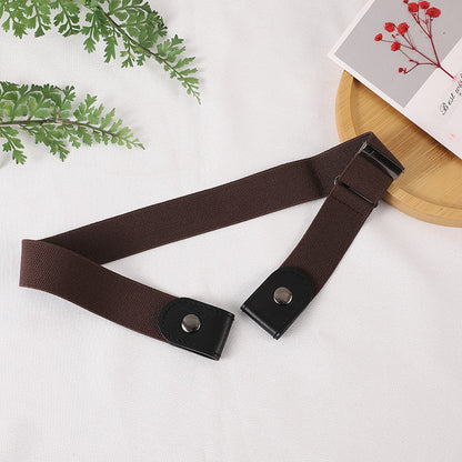 Unisex Elastic No Buckle Belt