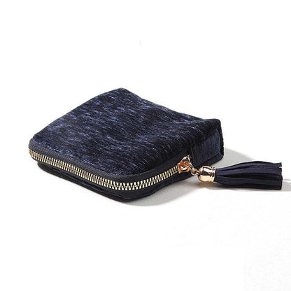 Zipper Travel Jewelry Box Case