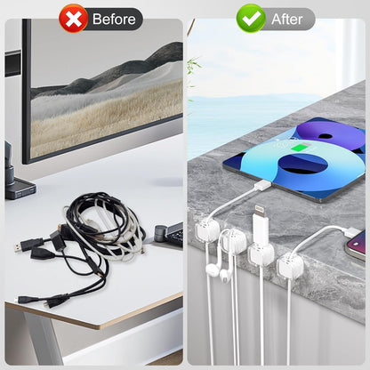 Magnetic cable organizer