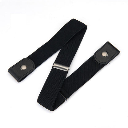 Unisex Elastic No Buckle Belt
