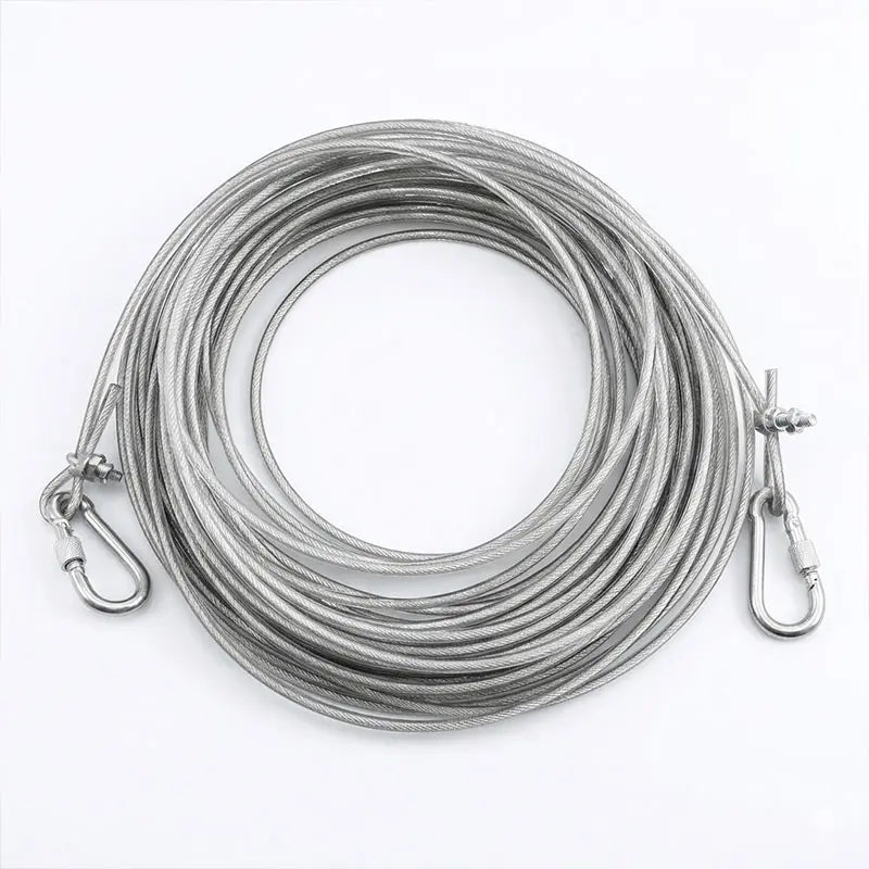 Premium Stainless Steel PVC Coated Clothesline  Heavy-Duty Rust-Resistant Drying Wire