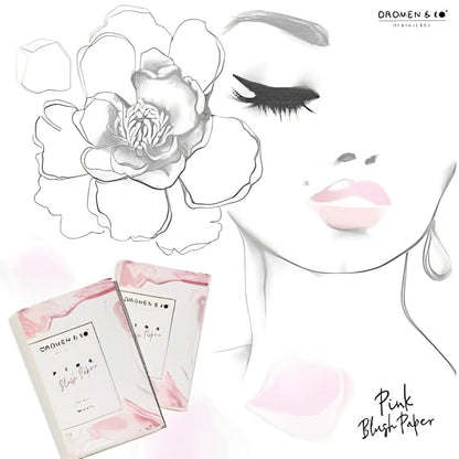 Resuable Pink Blush Paper