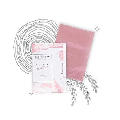 Resuable Pink Blush Paper