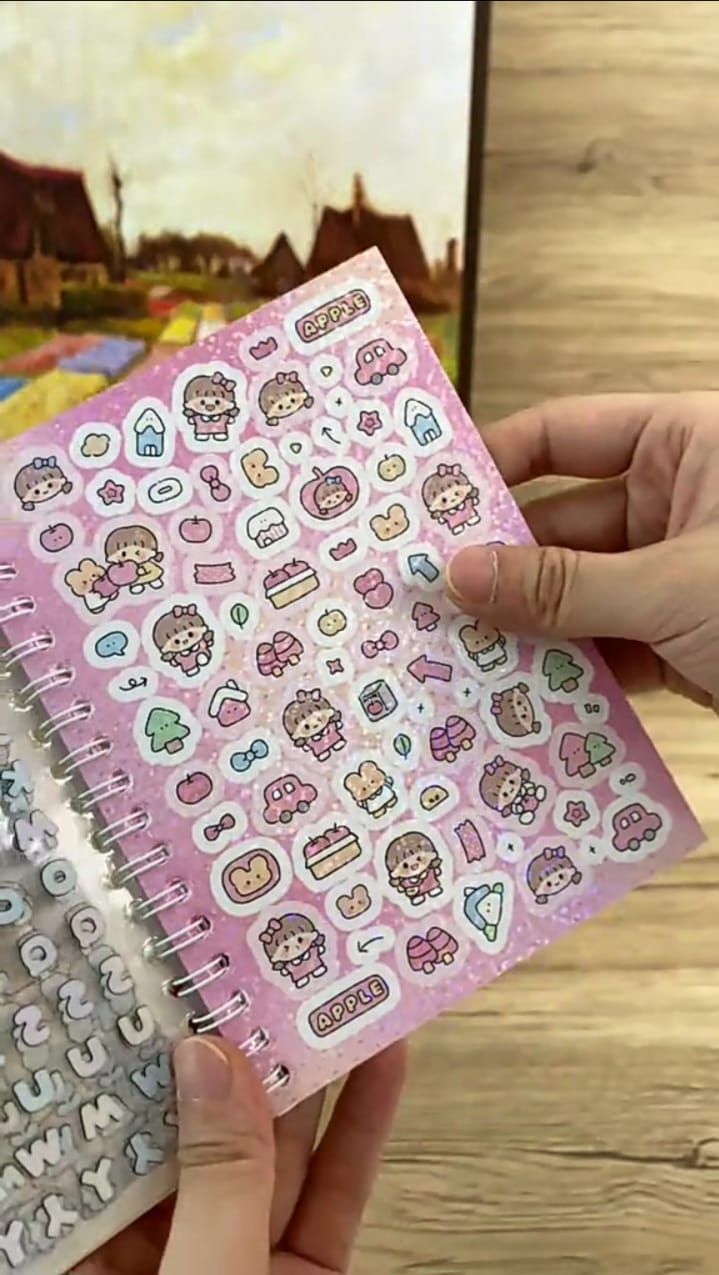 Kawaii DIY Girls Decorative Sticker Book