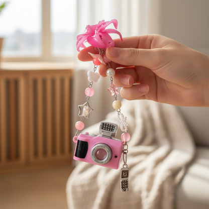 Mini Click Camera Charm