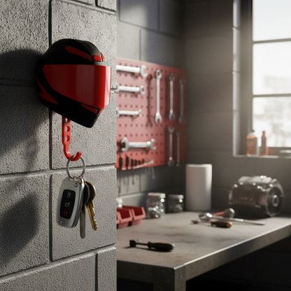 Helmet Keychain Holder