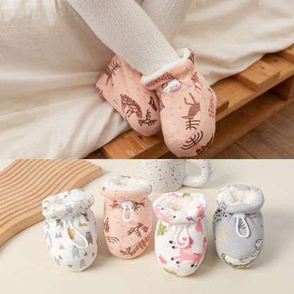Warm Fur Baby Shoes ( Allow to Open )