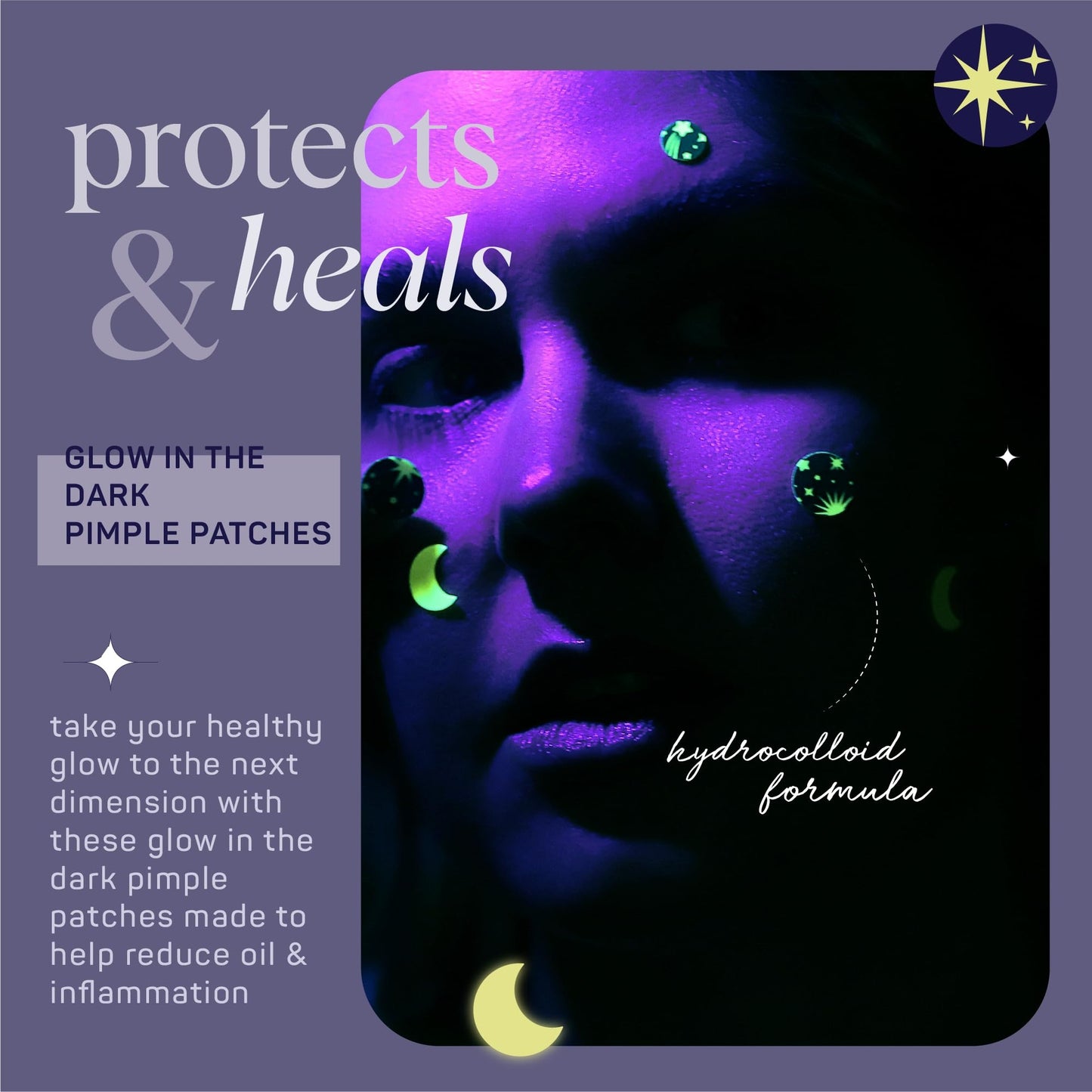 Glow In Dark Pimple Patches