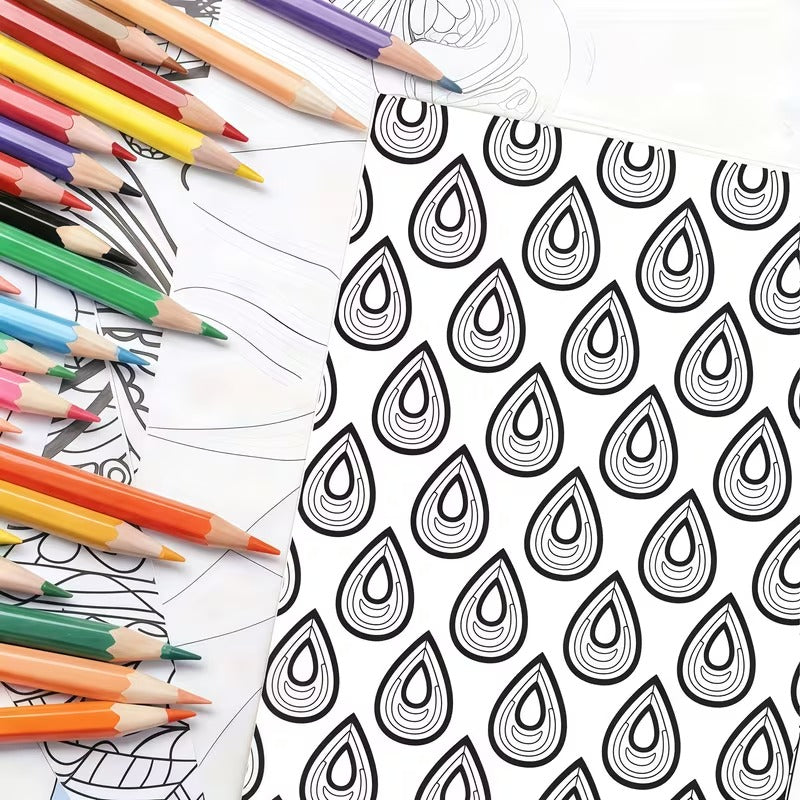 Satisfying Patterns Coloring Book