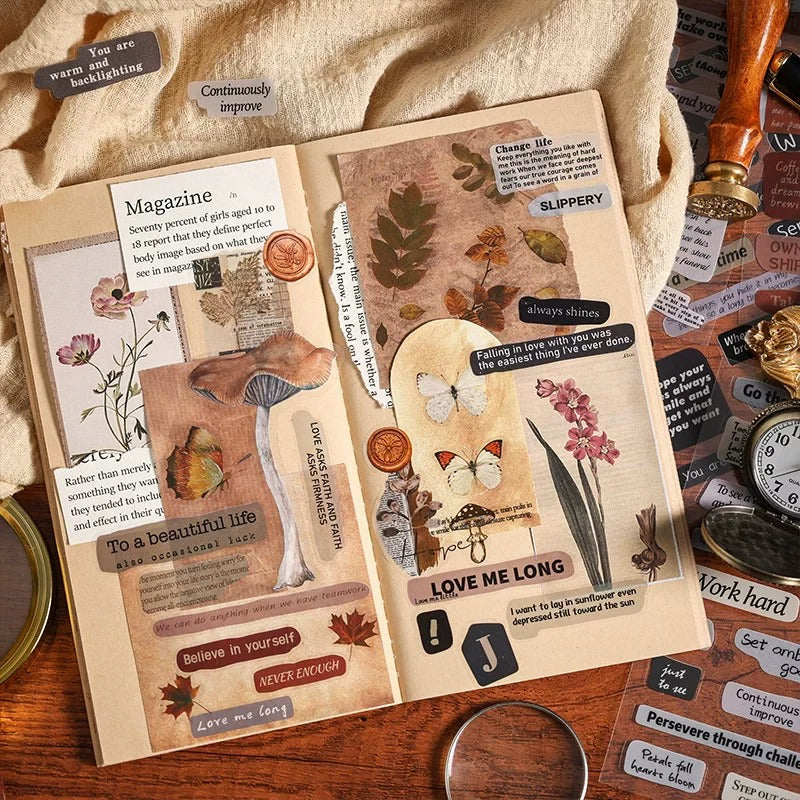 Vintage Deco Sticker Book