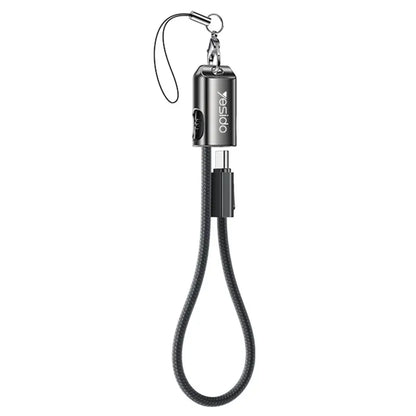 USB C to USB C Data Cable PD 60W Fast Charging Wire with Lanyard