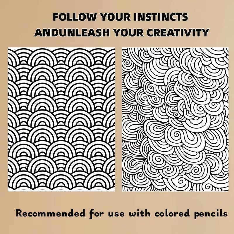 Satisfying Patterns Coloring Book