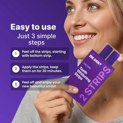 Purple Instant Teeth Whitening Strips