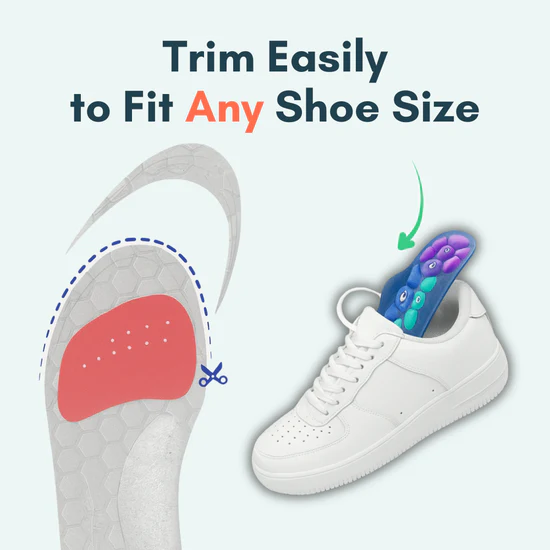 3D Magnetic Pain Relief Sugar Control Acupressure Insoles