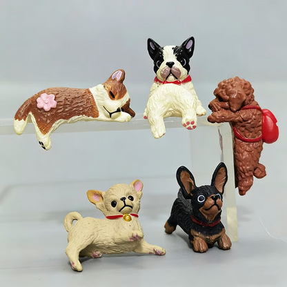 Hand-Painted Mini Cat Figurines – Set of 5