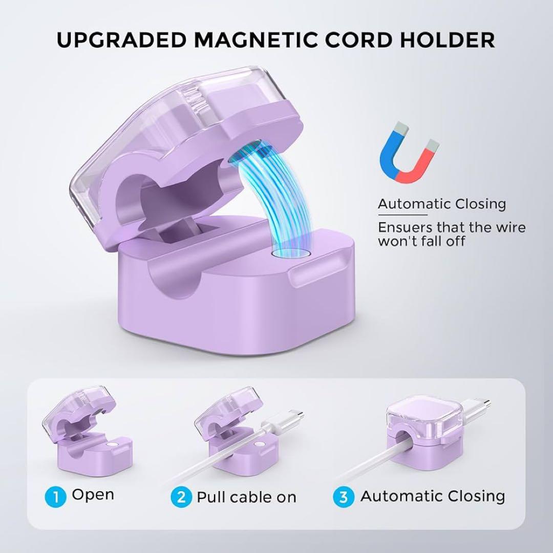 Magnetic cable organizer