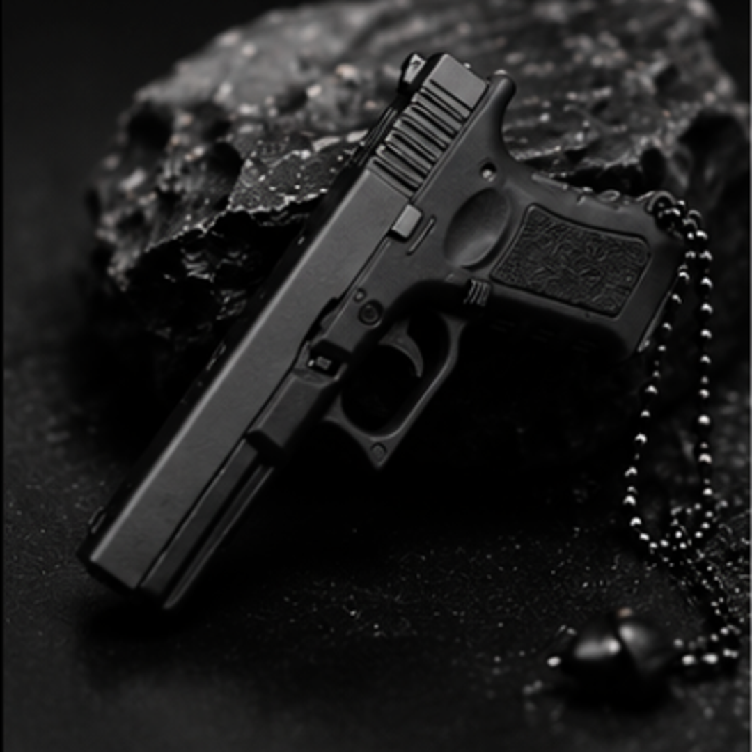 Premium Metal G17 Key-Chain with Holster