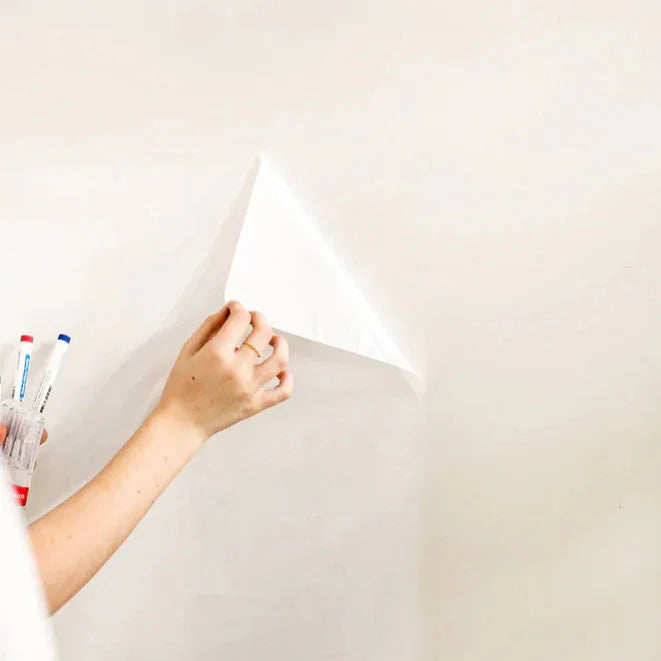 Re Useable + Waterproof Whiteboard Wall Sticker